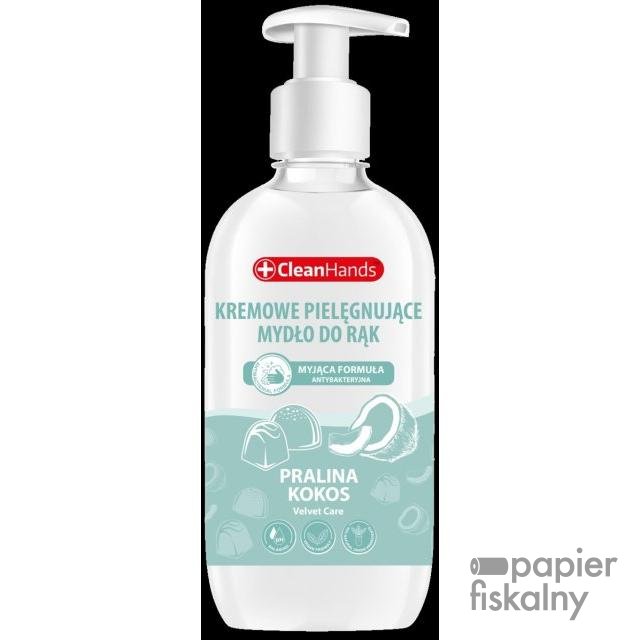 Kremowe mydło do rąk CLEANHANDS, 500ml, pralina i kokos