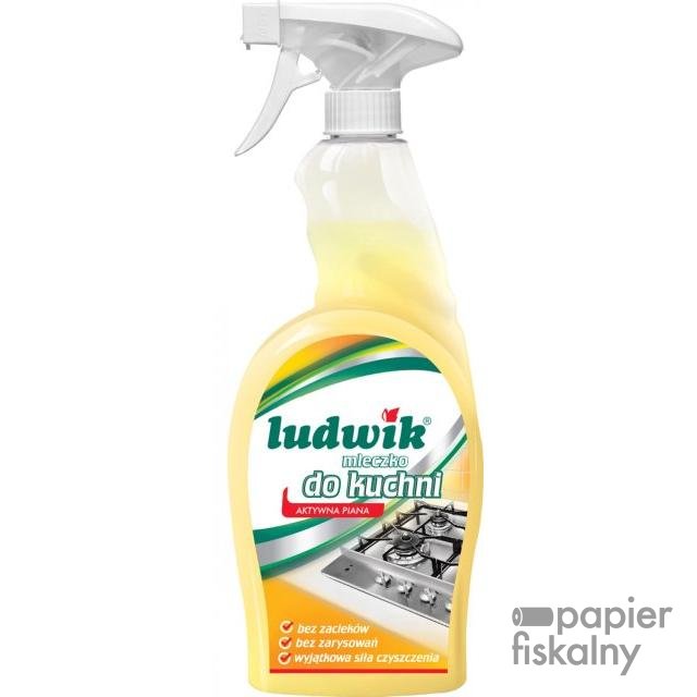 Mleczko do czyszczenia kuchni w sprayu LUDWIK, 750ml