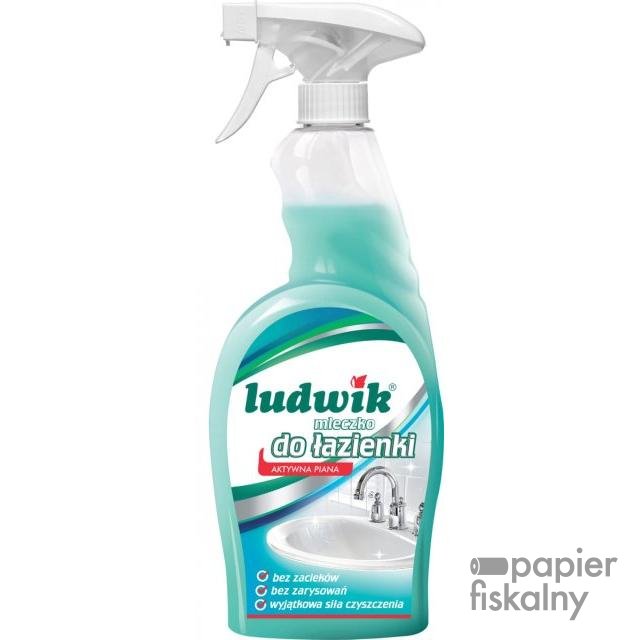 Mleczko do czyszczenia łazienki w sprayu LUDWIK, 750ml