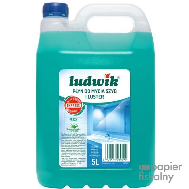 Płyn do mycia szyb i luster LUDWIK, 5l