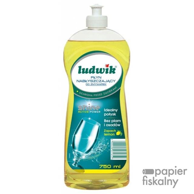 Płyn nabłyszczający do zmywarek LUDWIK, 750ml, lemon