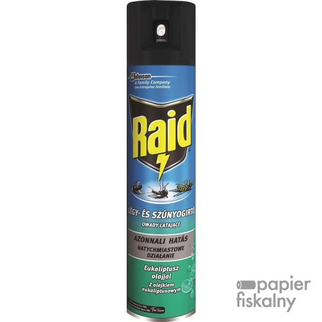 Raid przeciw owadom latającym spray 400ml