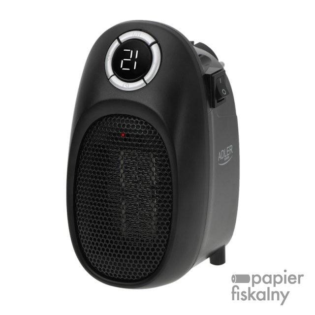 Termowentylator ceramiczny ADLER, 1500W, biały