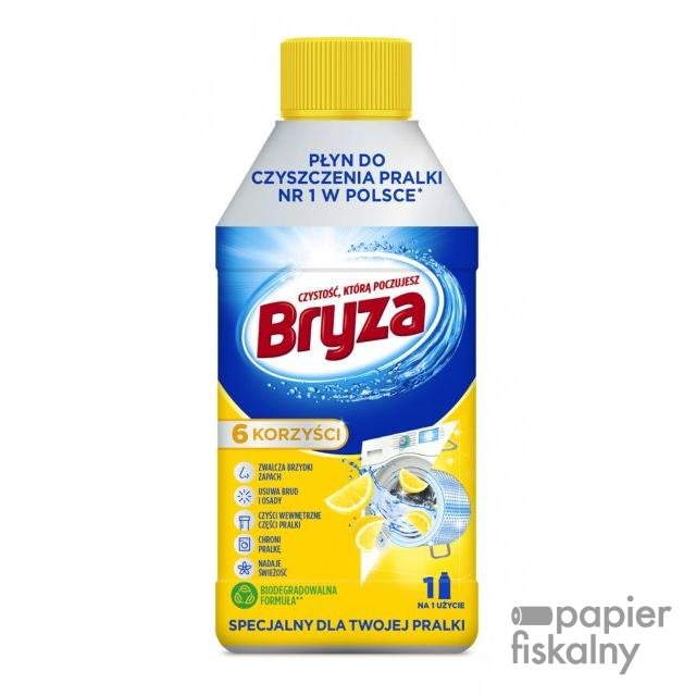Płyn do czyszczenia pralki BRYZA Lemon, cytrynowy, 250ml