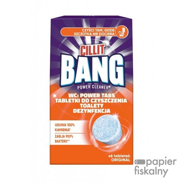 Tabletki do WC CILLIT BANG, original, 6 szt.