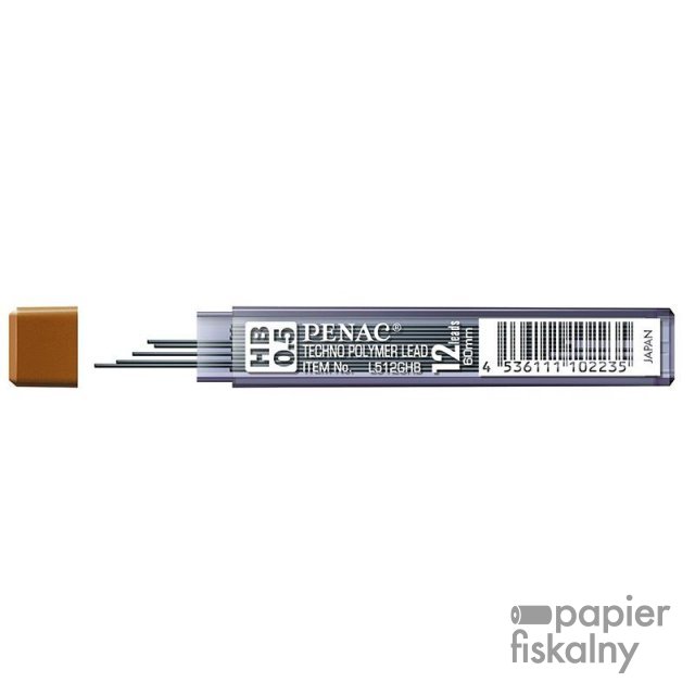 Grafity do ołówków PENAC 0,5mm, 2B